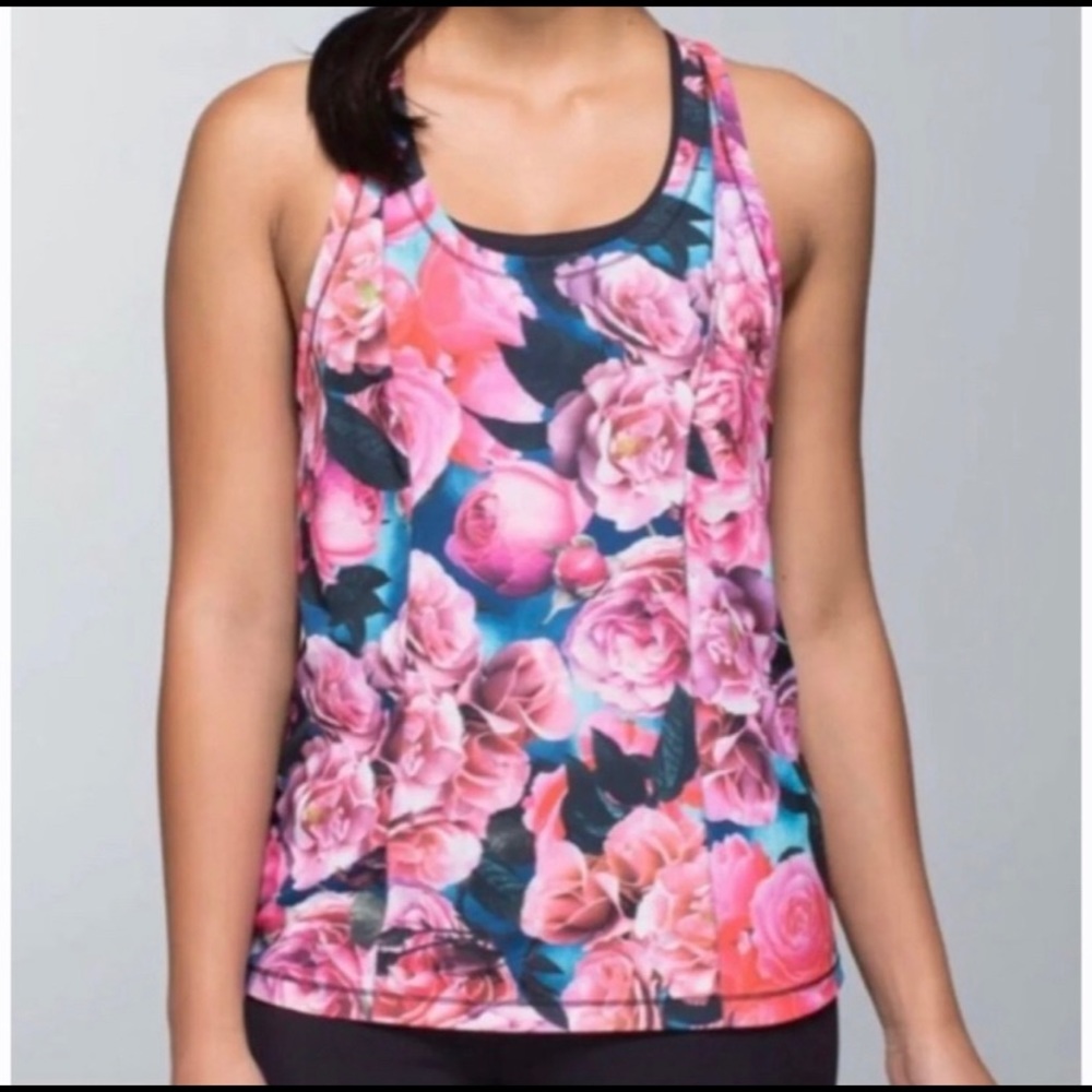 Lululemon Floral Tank Top